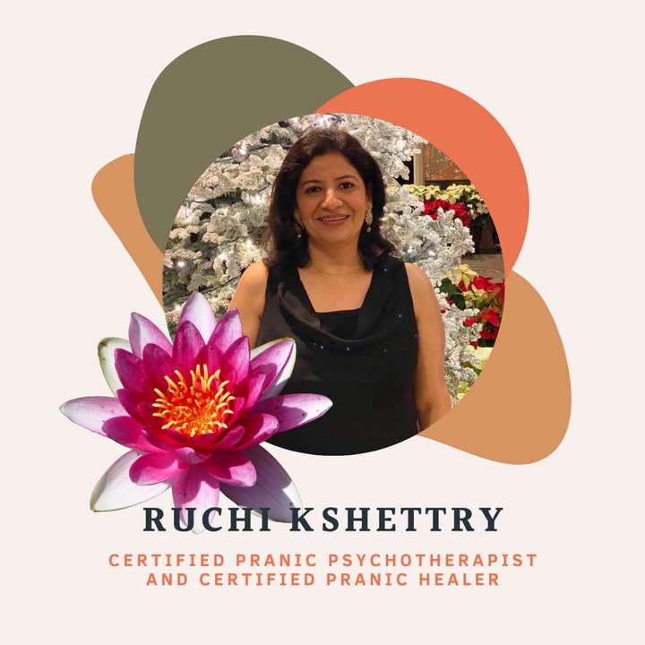 Portrait of Ruchi Kshettry, Certified Pranic Psychotherapist and Certified Pranic Healer